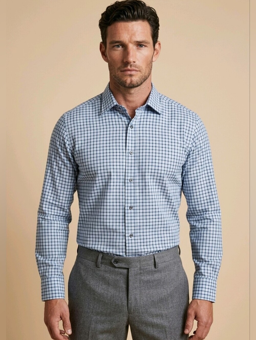 St. Michael from Marks & Spencer 100% cotton dress shirt Sz 16 41cm Gorgeous